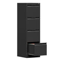 Metal File Cabinet with Lock, 4 Drawers Home Office Storage Organizer