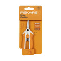 Micro-Tip Easy Action Scissors for Precise Cutting - 6 Inch, White
