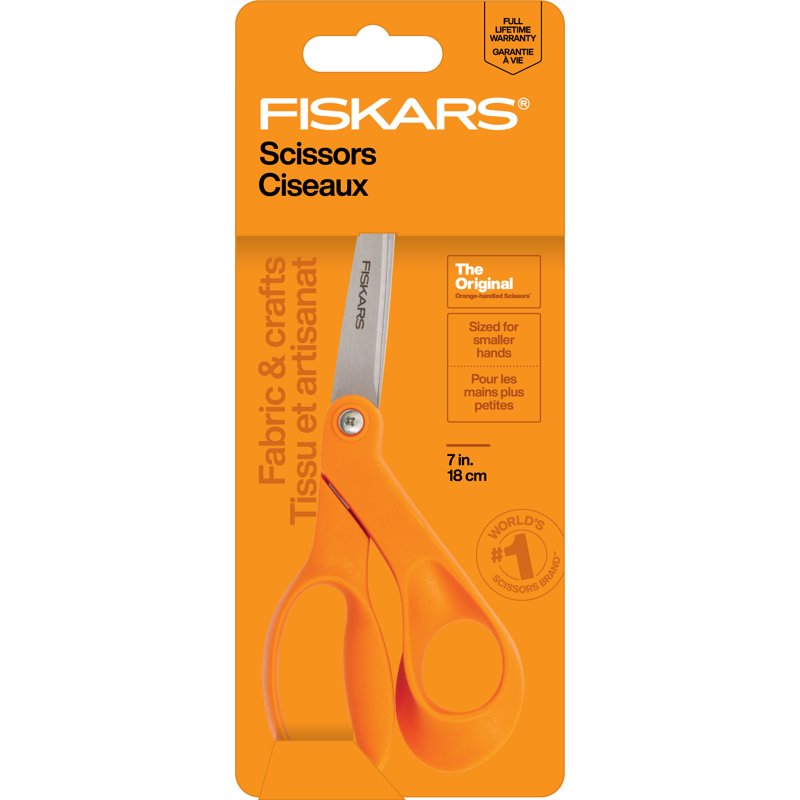Fiskars Petite 7-Inch Fabric Scissors for Small Hands - Precision Cutting