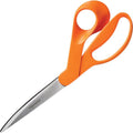Dressmaker Scissors 9 Inch - Fabric Shears, Orange Handles