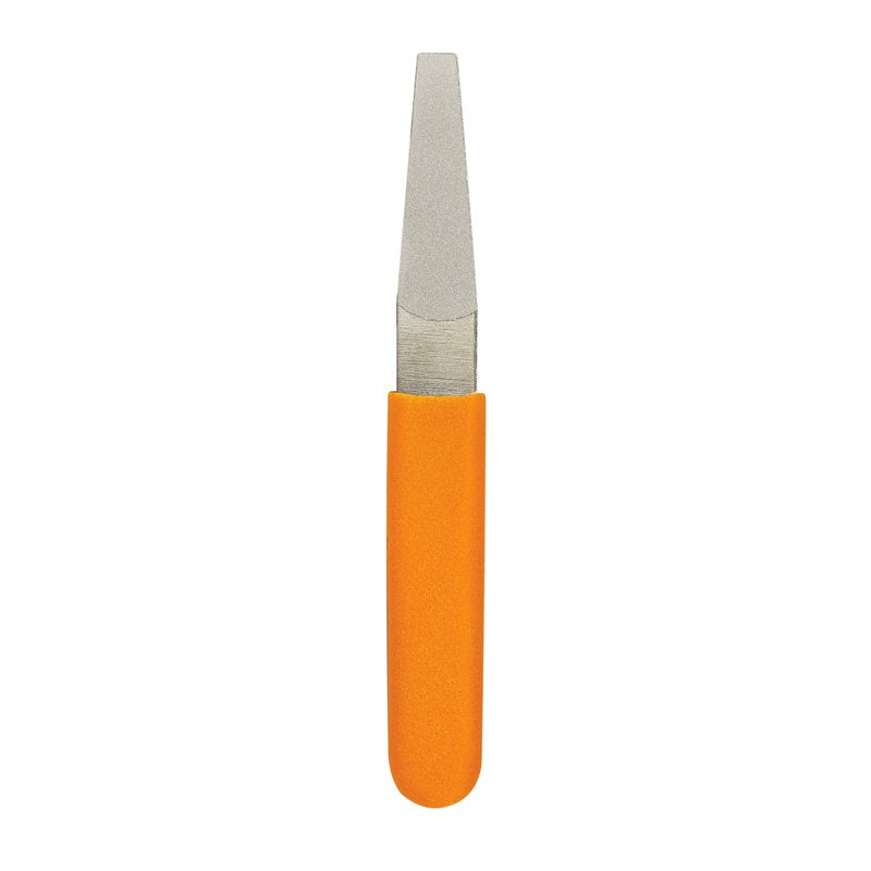 6-Inch Diamond Coated Blade Sharpener for Gardening Tools - Orange