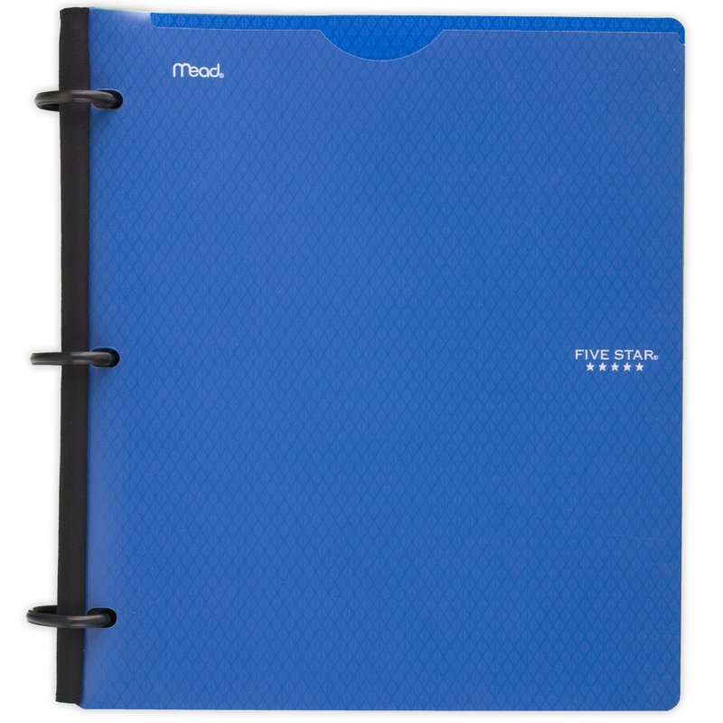 Refillable Notebook with Custom Cover and Study App - 60 Sheets, College Ruled