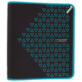 2-Inch Zipper Binder with 380 Sheets, Round Rings, Teal Organizer