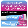 Denture Adhesive Cream All-Day Hold for Full & Partial Dentures 2.4 oz