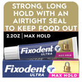 Denture Adhesive Cream Ultra Max Hold Secure 2.2 oz - Strong All-Day Fix