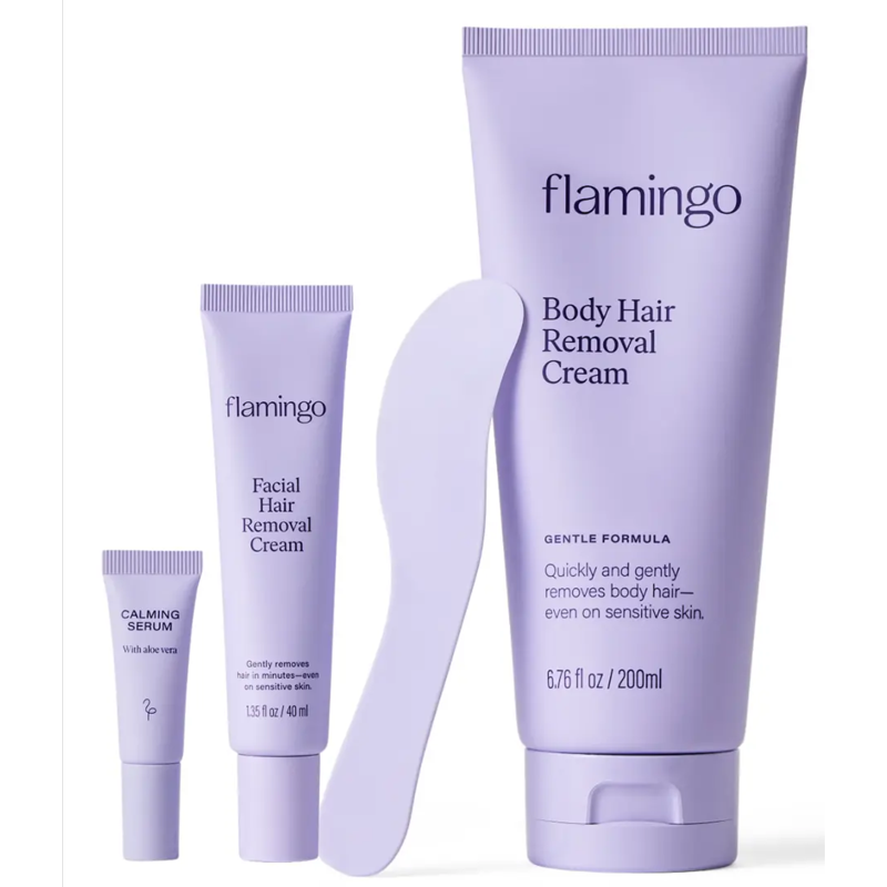 Hair Removal Cream Duo for Face & Body - Gentle Depilatory Solutions