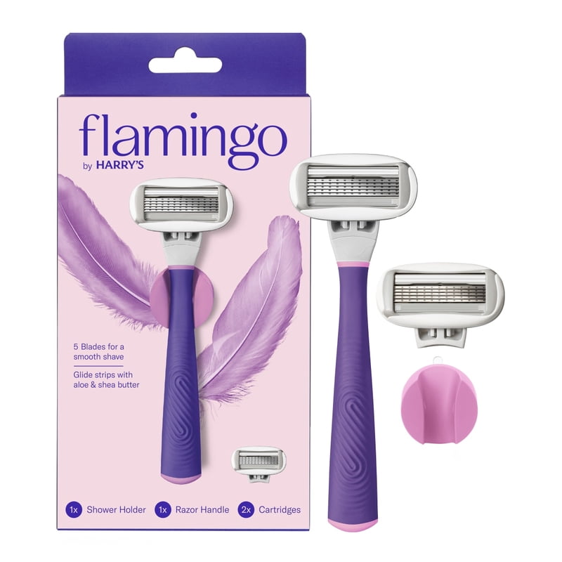 Women's Razor Shaving Set with 5-Blade Razor Handle and Cartridges