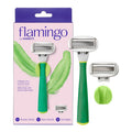 Women's Razor Shaving Set with 5-Blade Razor Handle and Cartridges – Matcha