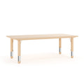 Kids Adjustable Activity Table for Learning and Play - Natural Finish