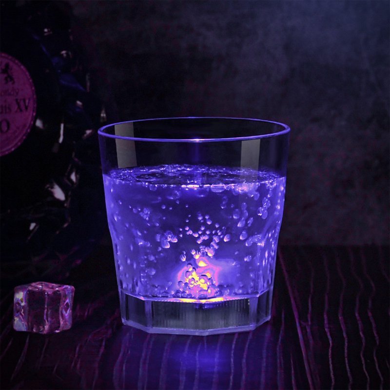 Light Up Shot Glasses - LED Glowing Drinking Cups for Parties, Bar, Disco - Blue