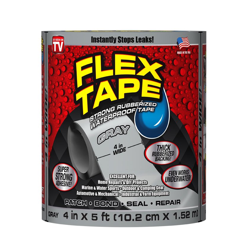 Waterproof Rubberized Repair Tape - Strong Seal, Conforms to Any Surface