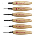 6-Piece Micro Wood Carving Tool Set - Fine Detail Chisels & V-tools
