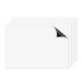 Flexible Dry Erase Magnetic Sheet - 8.5 x 11 Inches, Reusable White Magnet Board