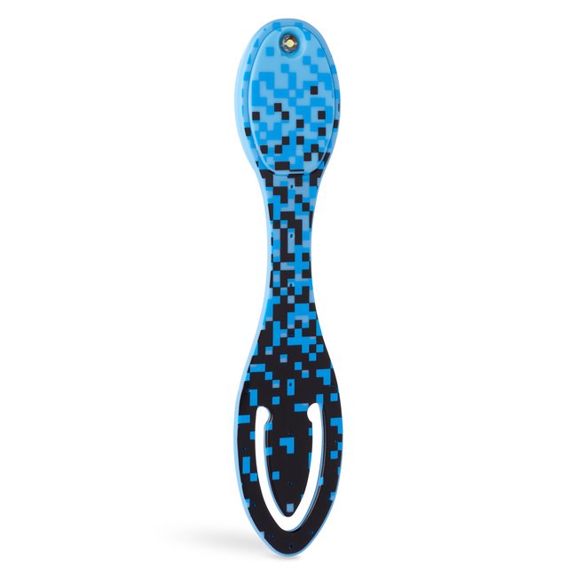 Flexilight Blue Digital Book Light - Bookmark & Reading Light for Children