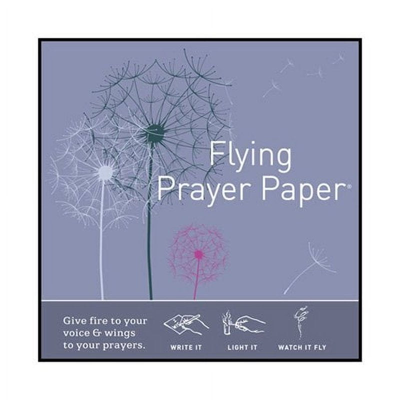 Flying Wish Paper Kit - Dandelion Prayer Set for Wishes & Celebrations