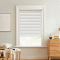 Blackout Curtains Thermal Insulated Light Blocking 15.7x51.2 Inch - White Rod Pocket