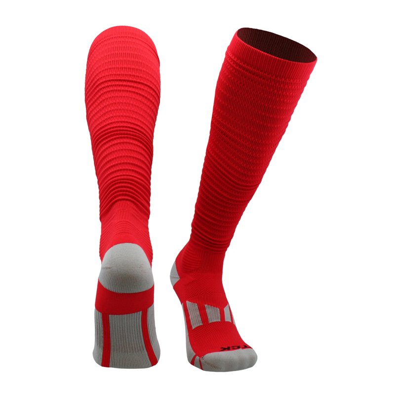 Knee High Football Socks with Scrunch Design - Moisture Wicking, Athletic Fit