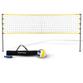 Outdoor Volleyball Net Set with Ball, Pump & Carrying Bag for Backyard Beach or Pool
