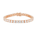 Women's Cubic Zirconia Tennis Bracelet in 18K Gold Plated Sterling Silver