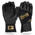 Baseball & Softball Batting Gloves - Heavy Duty Leather, Long Cuff Support - Adult Large