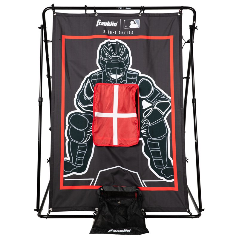 Baseball Rebounder and Pitching Target Net - 61 x 44 Inches for Kids Training