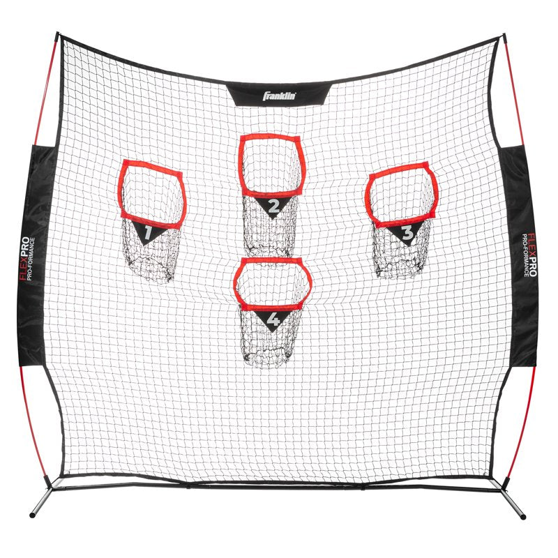 8ft x 8ft Football Accuracy Target Net - Quarterback Passing Training Aid