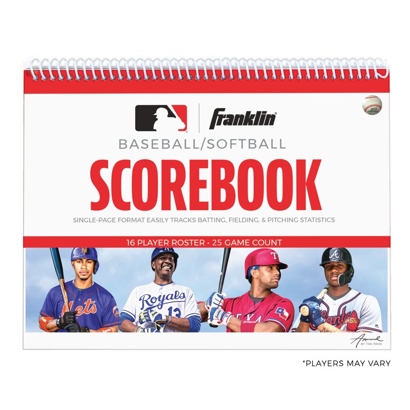 Baseball and Softball Scorebook - 25 Game Scorekeeping & Stats Book