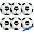 Franklin Comp 100 PVC Soccer Balls with Pump – Black Variation 5/6