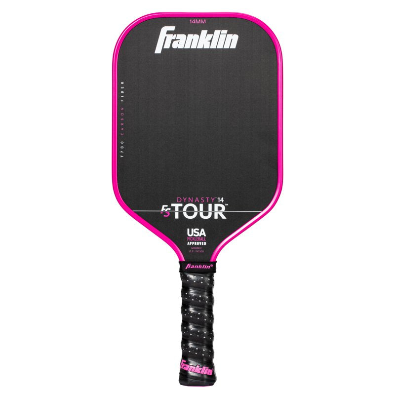 Dynasty 14mm Pink Pickleball Paddle – FS Tour Series, Premium Polymer Core