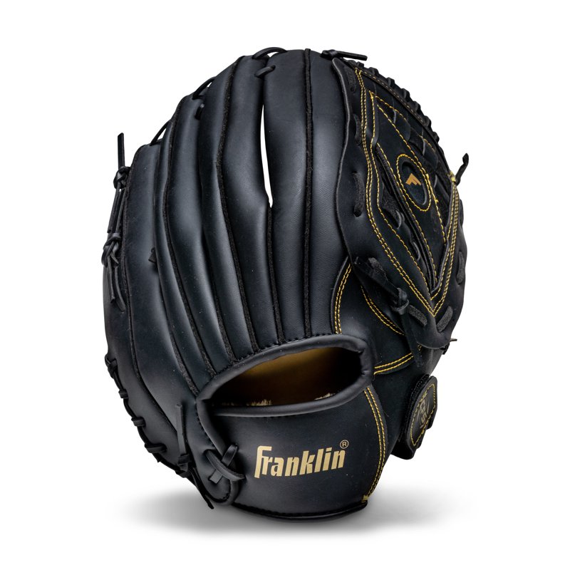 Baseball Softball Glove 14 Inch Fielding Mitt for All Positions, Durable Synthetic Leather