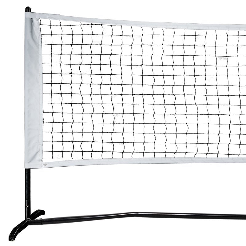Half Court Pickleball Net - 10ft Wide Steel Multi-Sport Practice Net