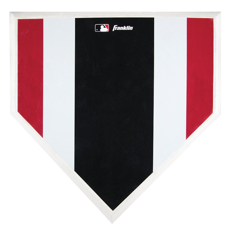 17-Inch Rubber Baseball & Softball Pitching Target with High Visibility Stripes