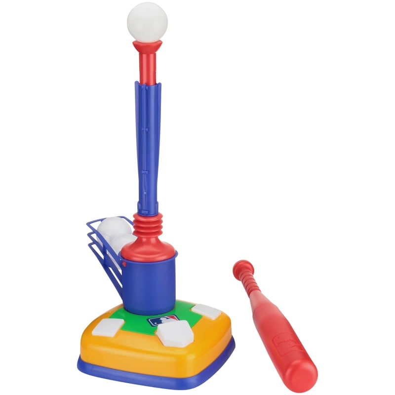 Kids Baseball Batting Tee and Pitching Machine Set - 2-in-1 Youth Sports Toy