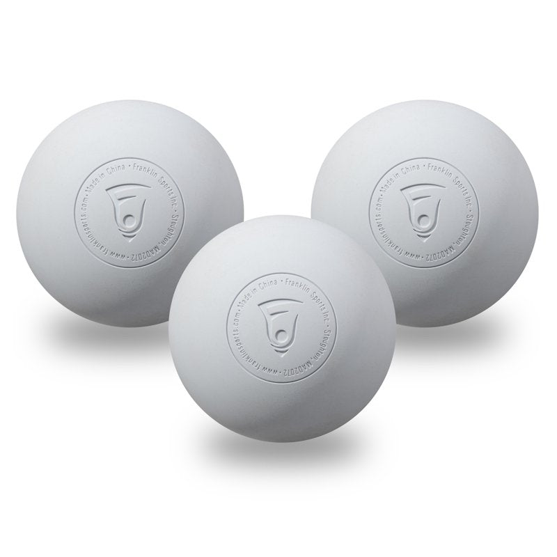 Lacrosse Balls - Official Size Rubber Practice and Training Balls, Multi-Purpose for Sports & Muscle Therapy