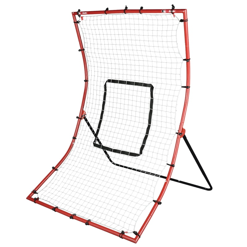 Baseball Pitchback Rebounder Net with Adjustable Angles, 44 Inch