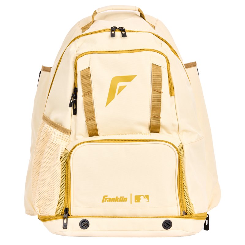 Baseball Softball Gear Backpack with Dual Bat Sleeves Water-Resistant Nylon