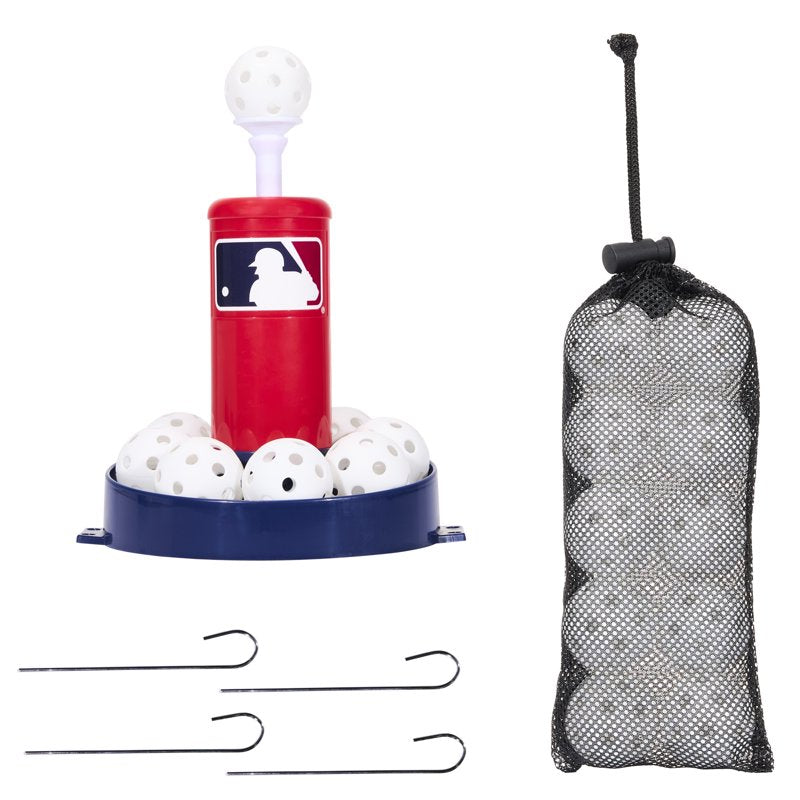 Youth Baseball Batting Tee with Pop-Up Pitcher and Practice Balls