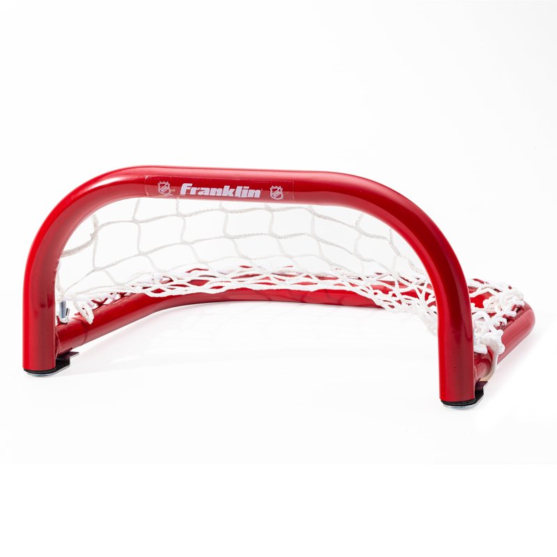Mini Street Hockey Goal Net - 12 x 6.25 Inch Steel Practice Goal