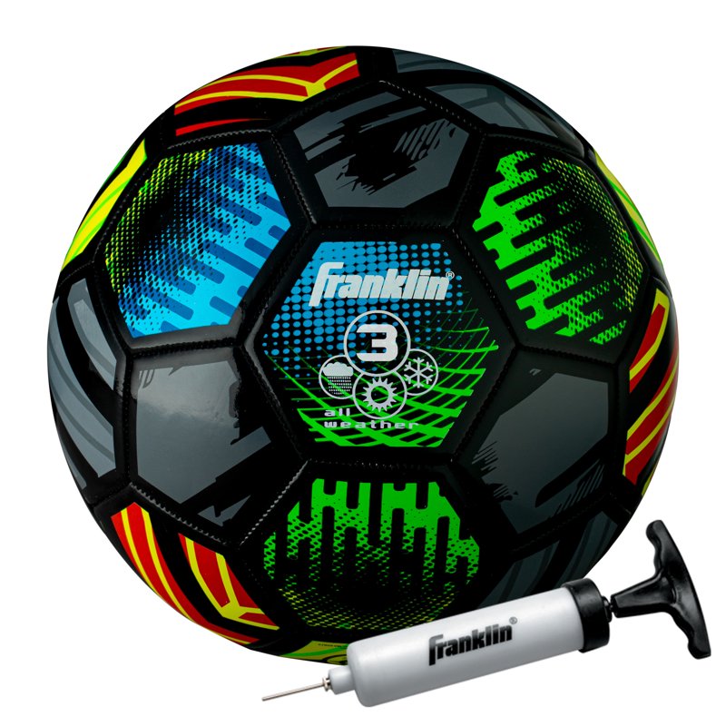 Mystic Kids Size 3 Soccer Ball with Pump - Soft Cover, Great for Toddlers