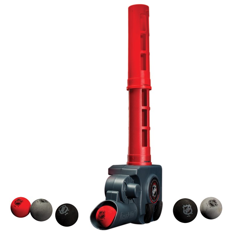 Mini Hockey Ball Passer - Automatic Foam Ball Shooter for Kids & Hockey Practice