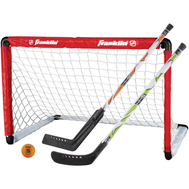 Mini Hockey Goal Set for Kids with Sticks and Ball - 36 Inch Playset
