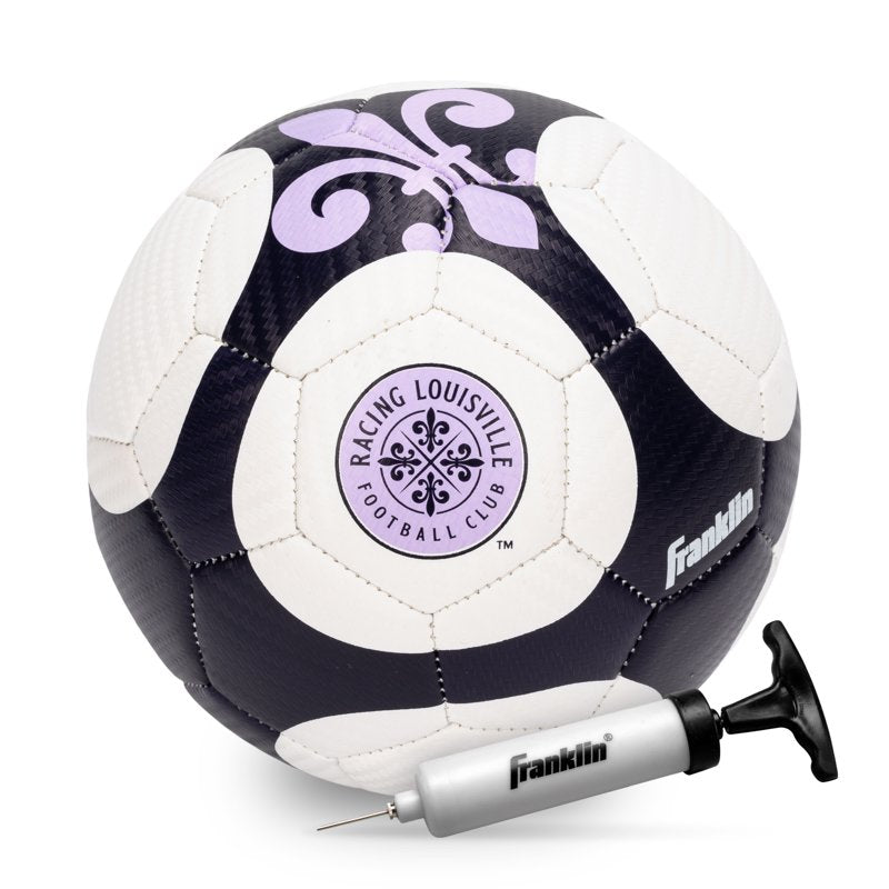 Official NWSL Mini Size 1 Soccer Ball with Racing Louisville FC Variation - Kids & Adults