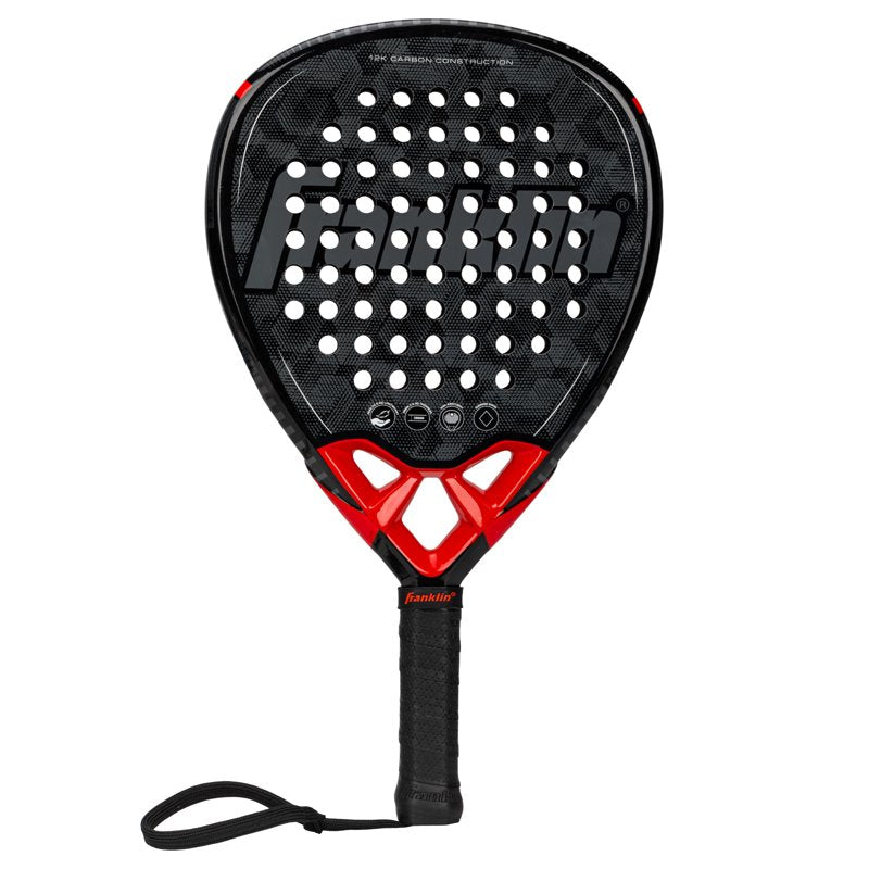 Fiberglass Padel Racket with Foam Core - Lightweight Tennis Paddle for Control