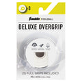 Pickleball Paddle Overgrips Set - 3 Pack, White with Finishing Tapes