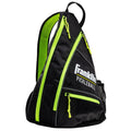 Pickleball Sling Bag - Franklin Sports Black/Neon Yellow - Official U.S. Open Bag