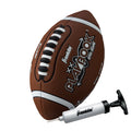 Kids Mini Football with Foam Cover & Grip Laces - Playbook & Pump Included