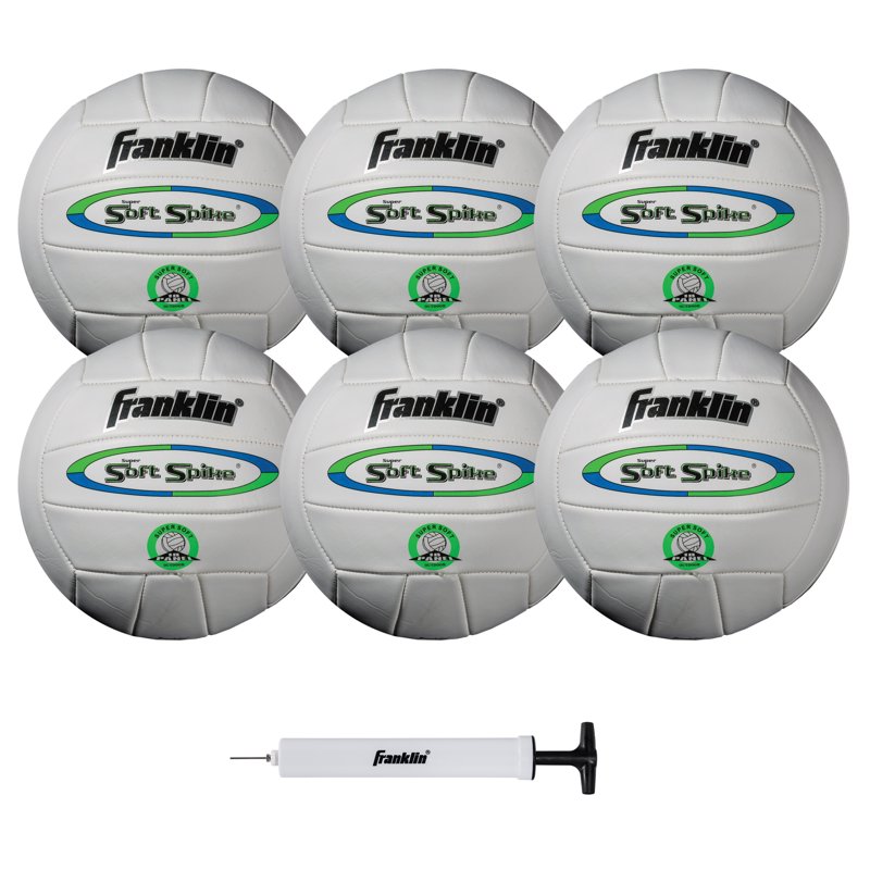 Official Size Soft Spike Volleyball for Indoor & Outdoor Play - Durable & Cushioned