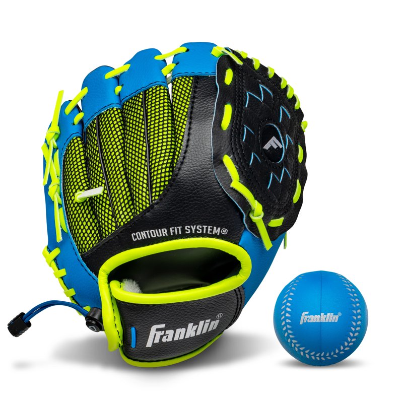 Kids Teeball Glove and Ball Set - Lightweight 9-Inch for Beginners