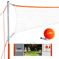 Portable Volleyball Set with Net Ball Pump for Outdoor Fun