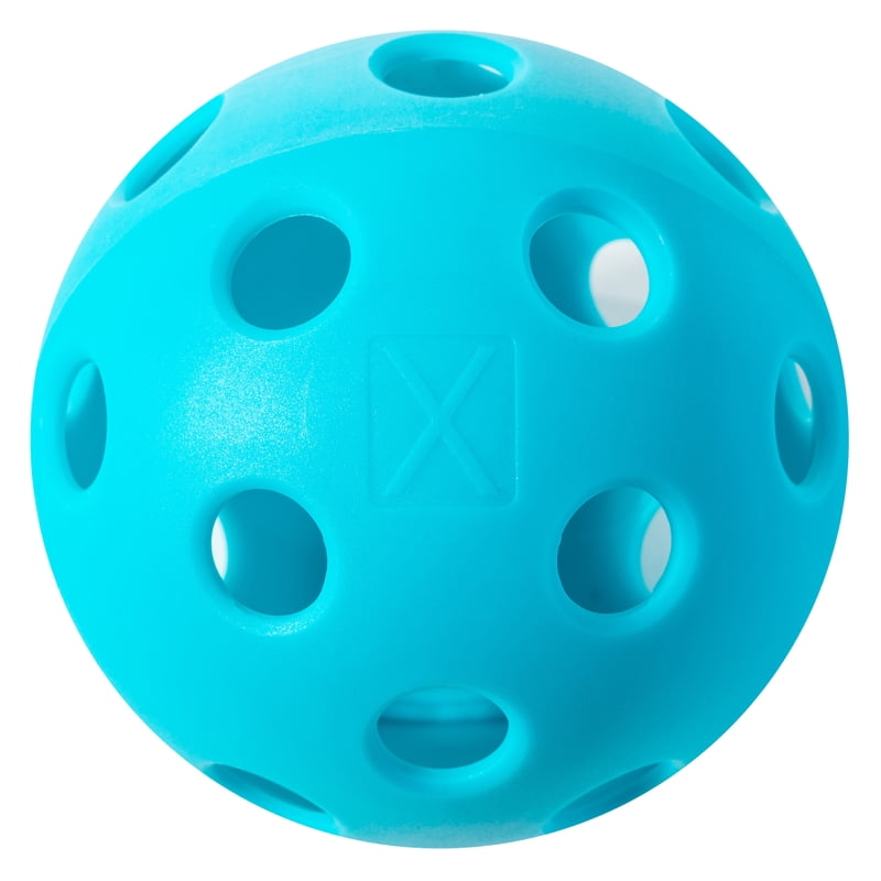 X-26 Indoor Pickleballs - 3 Pack, USAPA Approved Tournament Balls, Neon Blue